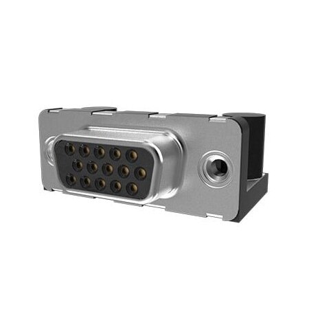 Fci D Subminiature Connector, 25 Contact(S), Female, 0.109 Inch Pitch, Solder Terminal, M3 D25S33E6RL09LF